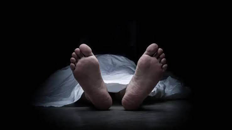 Police cordoning off the area following a tragic murder-suicide incident in Dhanusha district