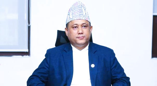 Foreign Minister Shishir Khanal addressing the National Climate Summit 2026 in Kathmandu