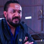 RSP lawmaker Khagendra Sunar speaking during a public address in Kathmandu