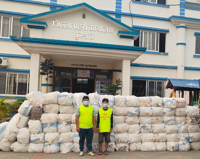 Two Arrested With More Than 25 Quintals of Marijuana in Inaruwa